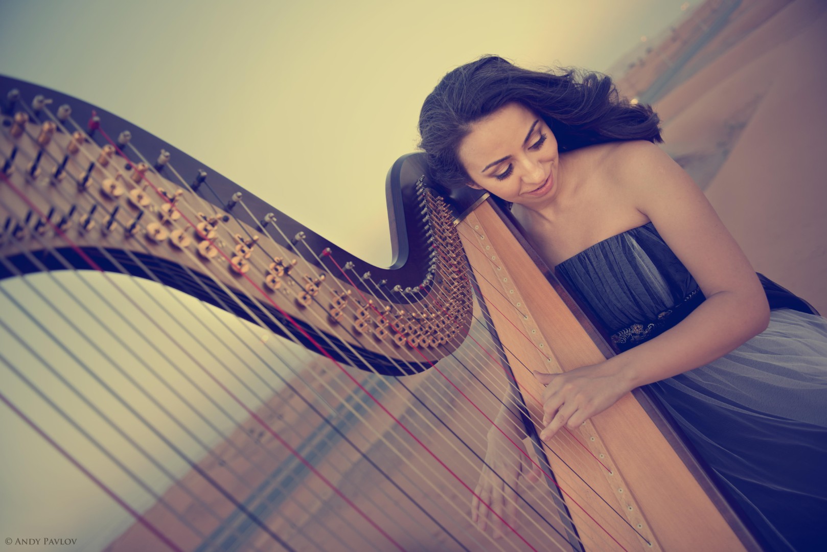 Portrait of Lidia in warm natural light